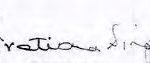 Pratibha Singh's Signature