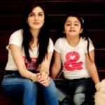 Riddhima Kapoor with her daughter Samara Sahni