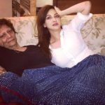 Saumya Tandon with her mother