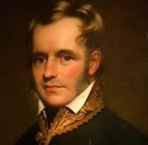 William Henry Sleeman who investigated Thug Behram (a painter's imagination)