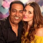 Vindu Dara Singh with his wife Dina Umarova