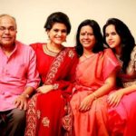 Charulatha with her family