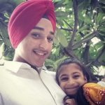 Deep Kalsi with his sister