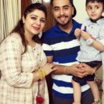 Guri Singh with his sister and nephew