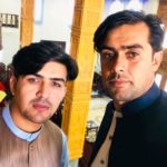 Hazratullah Zazai with his brother Ibrahim Hashimi Zazai