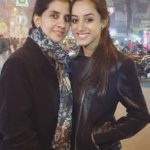 Sargun Kaur with her mother