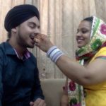 Singhsta with his sister