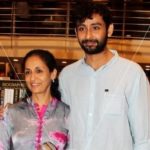 Swaroop Sampat with her elder son Aniruddh Rawal
