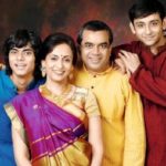 Swaroop Sampat with her family