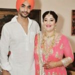 Angad Bedi with his sister Neha Bedi