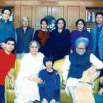 Manmohan Singh With His Family