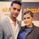 Neha Dhupia with her husband Angad Bedi