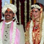 Priyanka Gandhi with her husband at the time of wedding