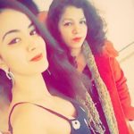 Rashalika with her mother
