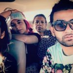 Rosleen Sandlas with her mother and siblings