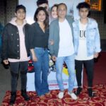 Shefali Shah with Vipul Amrutlal Shah and her sons