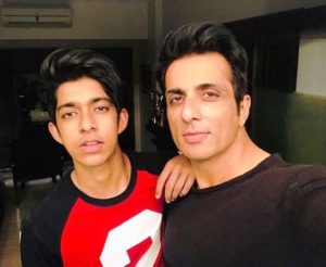 Sonu Sood With His Son Eshaan Sood