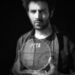 Kartik Aaryan With His Hottest Vegetarian Celebrity Award By PETA India