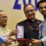 Rajkummar Rao With His National Film Award - Best Actor