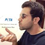 Rajkummar Rao With His PETA Hottest Vegetarian Celebrity - Hottest Vegetarian