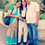 Vartika Jha With Her Parents