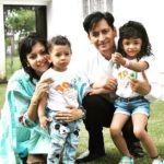 Deepak Rawat With His Wife Vijeta and Children
