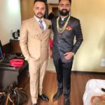 Amrit Maan with his brother