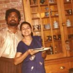 Early photo of Sam and his wife