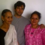 Himani Shivpuri With Her Mother And Son