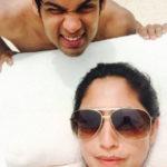 Karan Kapadia With Sister Rinke Khanna