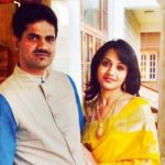 Late IAS officer D.K. Ravi with wife Kusuma.