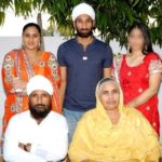 Sardar Singh with Family