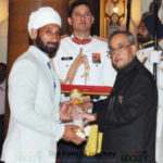 Sardar Singh Receiving Padma Shri Award