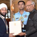 Sardar Singh Receiving Rajiv Gandhi Khel Ratna Award
