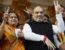 Sonal Shah and Amit Shah after casting their vote