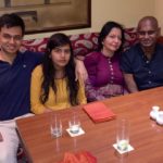 Udit Raj With Wife Seema Raj and son Abhiraj and daughter Saveri.