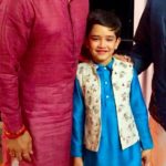 Anurag Thakur With His Younger Son Udayveer Thakur