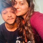 Aparna Dixit with her brother
