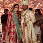 B Praak With His Wife Meera