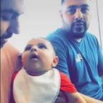 Badshah with his daughter