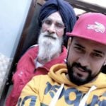 Garry Sandhu with his father