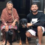 Garry Sandhu with his mother