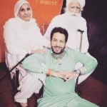 Gurdas maan with his parents