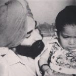 Jasmine Sandlas with her father