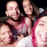 Jasmine Sandlas with her mother and siblings