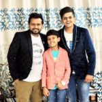 Karamjit Anmol with his sons