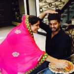 Miss Pooja with her brother