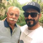 Nikhil Chinapa With His Father