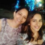 Rakul Preet Singh with her mother