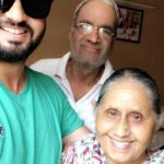 Roshan Prince with his parents